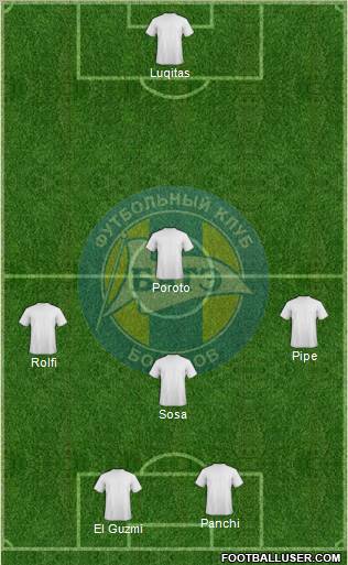 BATE Borisov Formation 2011