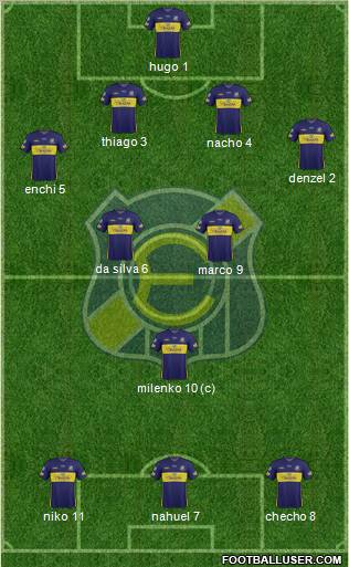 CD Everton de Viña del Mar S.A.D.P. Formation 2011