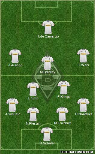 Borussia Mönchengladbach Formation 2011