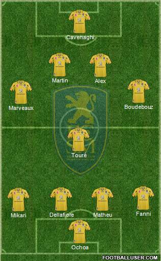 FC Sochaux-Montbéliard Formation 2011