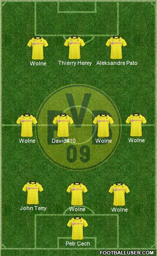 Borussia Dortmund Formation 2011