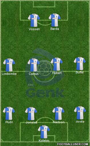 K Racing Club Genk football formation