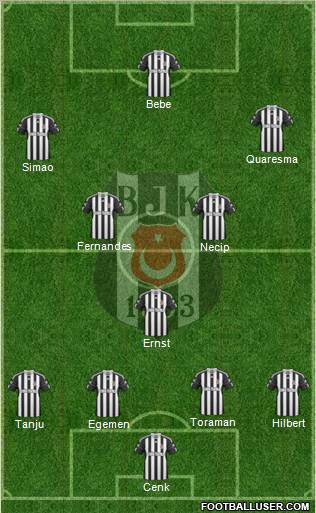 Besiktas JK Formation 2011