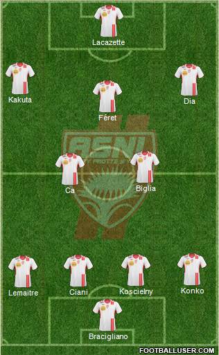 A.S. Nancy Lorraine Formation 2011