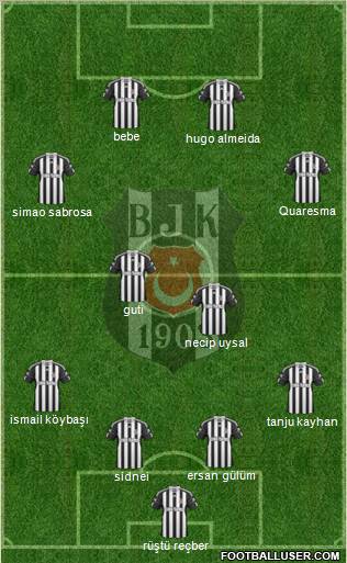 Besiktas JK Formation 2011