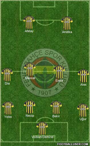 Fenerbahçe SK Formation 2011