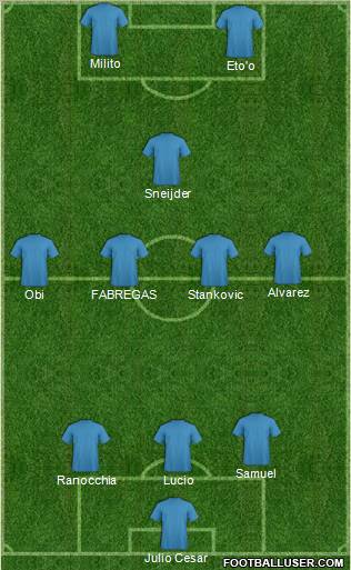 Pro Evolution Soccer Team Formation 2011