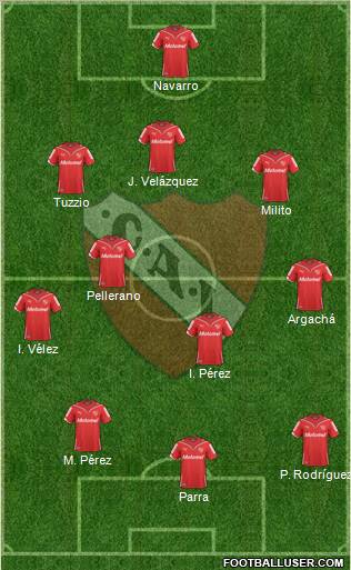 Independiente Formation 2011