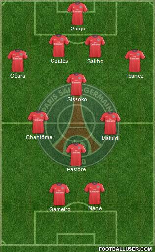 Paris Saint-Germain Formation 2011