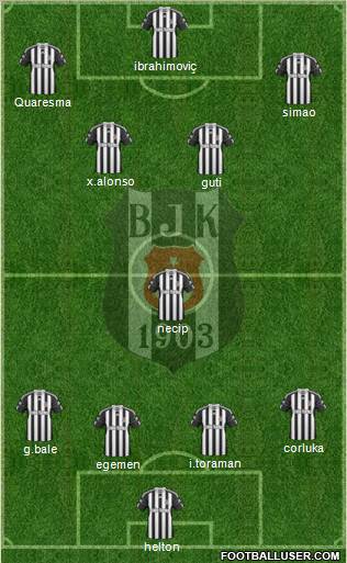 Besiktas JK Formation 2011