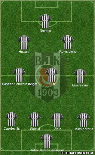 Besiktas JK Formation 2011