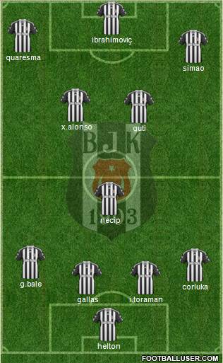 Besiktas JK Formation 2011
