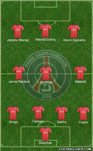Paris Saint-Germain Formation 2011