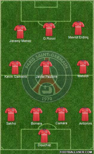 Paris Saint-Germain Formation 2011