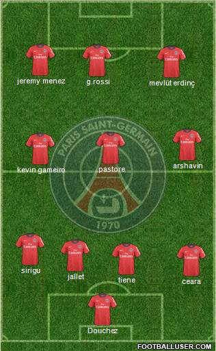 Paris Saint-Germain Formation 2011