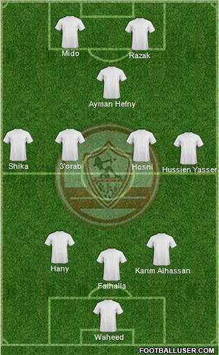 Zamalek Sporting Club Formation 2011
