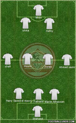 Zamalek Sporting Club football formation