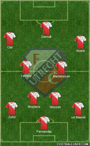 FC Utrecht Formation 2011