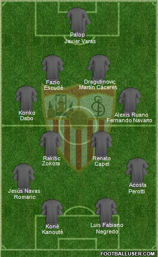 Sevilla F.C., S.A.D. Formation 2011