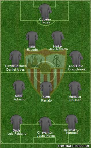 Sevilla F.C., S.A.D. Formation 2011