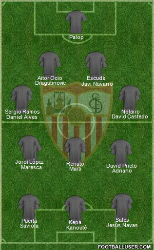Sevilla F.C., S.A.D. Formation 2011