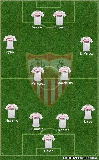 Sevilla F.C., S.A.D. Formation 2011