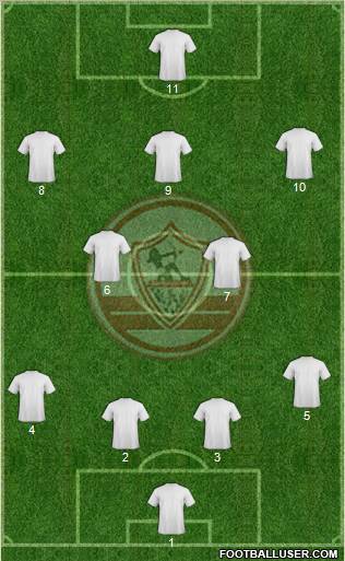 Zamalek Sporting Club Formation 2011