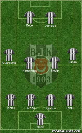 Besiktas JK Formation 2011