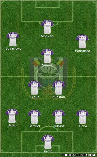 RSC Anderlecht Formation 2011