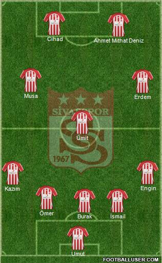 Sivasspor Formation 2011