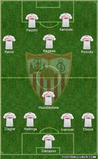 Sevilla F.C., S.A.D. Formation 2011