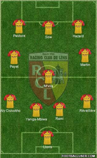 Racing Club de Lens Formation 2011