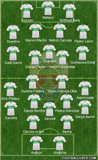 Elche C.F., S.A.D. Formation 2011