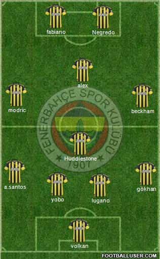 Fenerbahçe SK Formation 2011