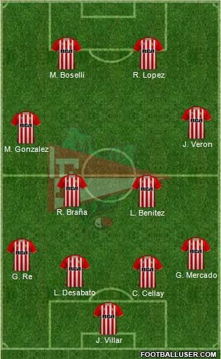 Estudiantes de La Plata Formation 2011