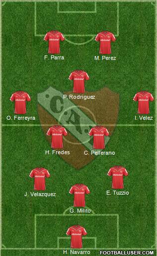 Independiente Formation 2011