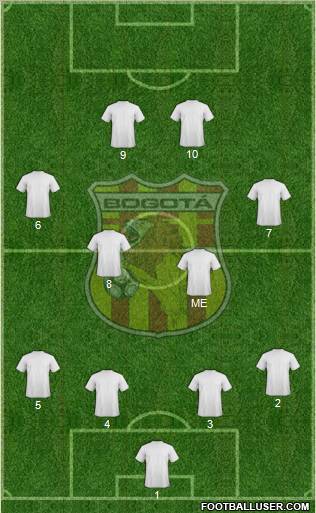 CD Bogotá FC Formation 2011