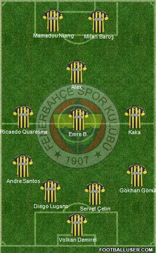 Fenerbahçe SK Formation 2011