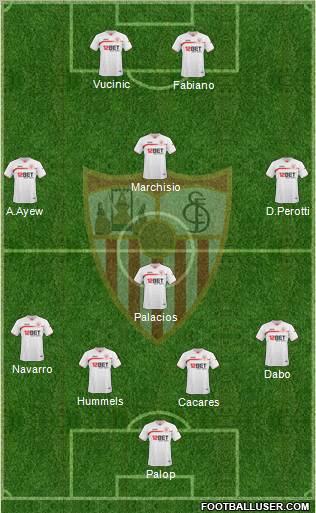 Sevilla F.C., S.A.D. Formation 2011