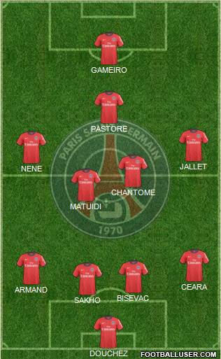 Paris Saint-Germain Formation 2011