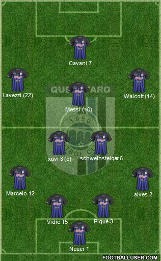 Club de Fútbol Gallos Blancos Formation 2011