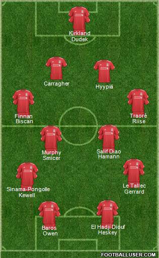 Liverpool Formation 2011