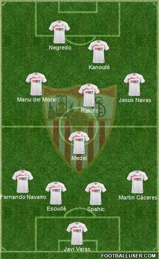 Sevilla F.C., S.A.D. Formation 2011