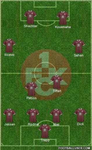 1.FC Kaiserslautern Formation 2011