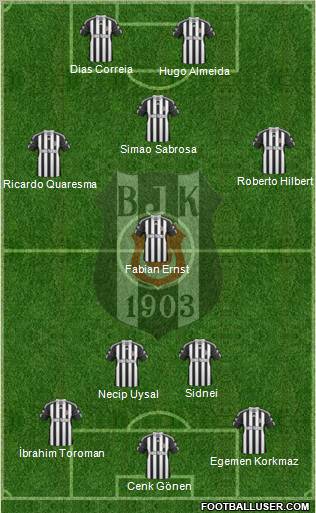 Besiktas JK Formation 2011