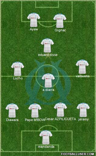 Olympique de Marseille Formation 2011