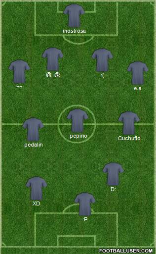 Pro Evolution Soccer Team Formation 2011