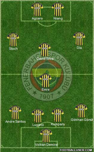 Fenerbahçe SK Formation 2011