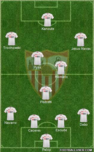 Sevilla F.C., S.A.D. Formation 2011