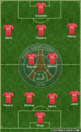 Paris Saint-Germain Formation 2011